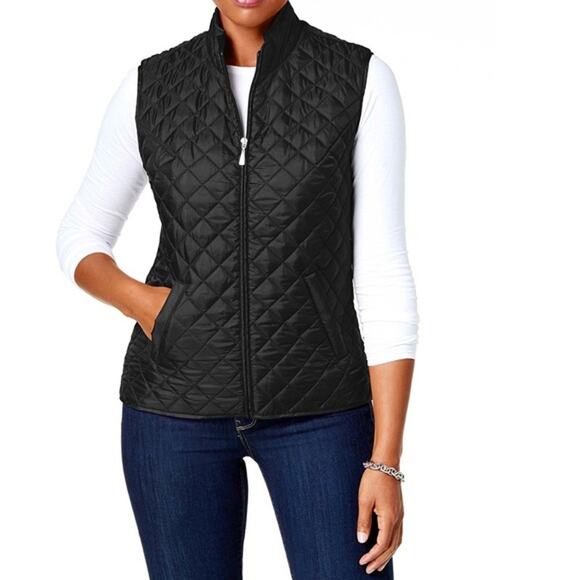 Karen Scott Quilted Puffer Vest - Picture 8 of 8